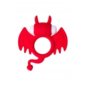 Красное эрекционное кольцо на пенис JOS COCKY DEVIL - JOS - в Липецке купить с доставкой