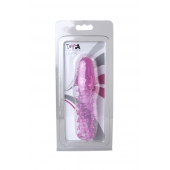 Розовая насадка с нежными шипами - 13,5 см. - Toyfa Basic - в Липецке купить с доставкой