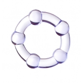 Фиолетовое эрекционное кольцо A-Toys - A-toys - в Липецке купить с доставкой