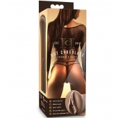 Коричневый мастубратор-вагина Nicole s Kitty - Blush Novelties - в Липецке купить с доставкой
