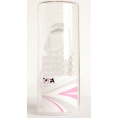 Гелевая прозрачная насадка с 2 отростками - 13 см. - Toyfa Basic - в Липецке купить с доставкой