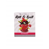 Стимулирующий презерватив-насадка Roll   Ball Raspberry - Sitabella - купить с доставкой в Липецке