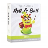 Стимулирующий презерватив-насадка Roll   Ball Apple - Sitabella - купить с доставкой в Липецке