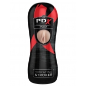 Мастурбатор-вагина Vibrating Pussy Stroker с вибрацией - Pipedream - в Липецке купить с доставкой