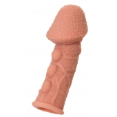 Насадка на фаллос с пузыриками, венками и ребристостью KOKOS Extreme Sleeve 09 - 12,7 см. - KOKOS - в Липецке купить с доставкой