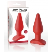 Красная анальная пробка с узким кончиком - 9 см. - Sitabella в Липецке Красная анальная пробка с узким кончиком - 9 см. - Sitabella