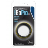 Черно-желтое силиконовое эрекционное кольцо Silicone Go Pro Cock Ring - Blush Novelties - в Липецке купить с доставкой