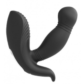 Черный вибромассажер простаты PROSTATE HERO - Dream Toys - в Липецке купить с доставкой