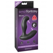 Черный массажер простаты Electro Stim Prostate Vibe с электростимуляцией - 13,3 см. - Pipedream - купить с доставкой в Липецке