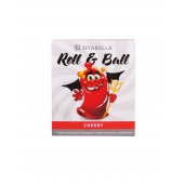 Стимулирующий презерватив-насадка Roll   Ball Cherry - Sitabella - купить с доставкой в Липецке
