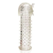Закрытая прозрачная насадка на пенис Crystal Sleeve Faraon - 13,5 см. - Erowoman-Eroman - в Липецке купить с доставкой