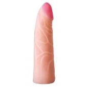 Фаллическая насадка на трусики харнесс - 17,5 см. - LOVETOY (А-Полимер) - купить с доставкой в Липецке