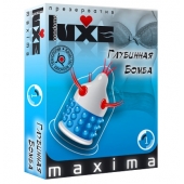 Презерватив LUXE Maxima  Глубинная бомба  - 1 шт. - Luxe - купить с доставкой в Липецке