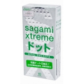 Презервативы Sagami Xtreme Type-E с точками - 10 шт. - Sagami - купить с доставкой в Липецке