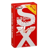 Утолщенные презервативы Sagami Xtreme Feel Long с точками - 10 шт. - Sagami - купить с доставкой в Липецке