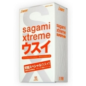 Ультратонкие презервативы Sagami Xtreme SUPERTHIN - 15 шт. - Sagami - купить с доставкой в Липецке