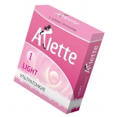 Ультратонкие презервативы Arlette Light - 3 шт. - Arlette - купить с доставкой в Липецке