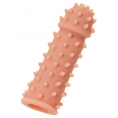 Телесная реалистичная насадка KOKOS Extreme Sleeve 03 с дополнительной стимуляцией - 12,7 см. - KOKOS - в Липецке купить с доставкой