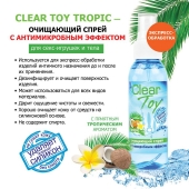 Очищающий спрей для игрушек CLEAR TOY Tropic - 100 мл. - Биоритм - купить с доставкой в Липецке