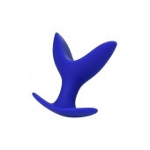 Синяя силиконовая расширяющая анальная втулка Bloom - 9 см. - ToyFa в Липецке Синяя силиконовая расширяющая анальная втулка Bloom - 9 см. - ToyFa