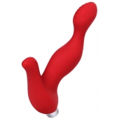 Красный силиконовый вибростимулятор простаты Proman - 12,5 см. - ToyFa - в Липецке купить с доставкой