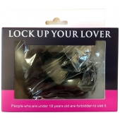 Черные меховые наручники Love с ключиками - Baile - купить с доставкой в Липецке