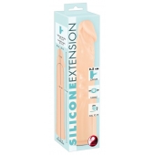 Телесная насадка-удлинитель Silicone Extension - 19 см. - Orion - в Липецке купить с доставкой