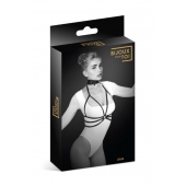 Черная упряжь на грудь Julia - Bijoux Pour Toi - купить с доставкой в Липецке