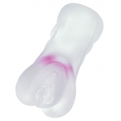 Прозрачный реалистичный мастурбатор Juicy Pussy Crystal Rose - ToyFa - в Липецке купить с доставкой