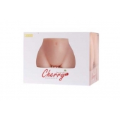 Мастурбатор-полуторс Cherry с вибрацией и двумя любовными тоннелями - KOKOS - в Липецке купить с доставкой