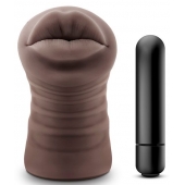 Коричневый мастурбатор-ротик Renee - Blush Novelties - в Липецке купить с доставкой