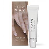 Гель для мастурбации с ароматом кокоса Slow Sex Finger Play Gel - 30 мл. - Bijoux Indiscrets - купить с доставкой в Липецке