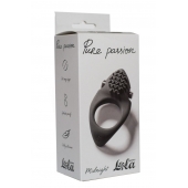 Черное эрекционное виброкольцо Pure Passion Midnight - Lola Games - в Липецке купить с доставкой