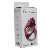 Бордовое эрекционное виброкольцо Pure Passion Midnight - Lola Games - в Липецке купить с доставкой