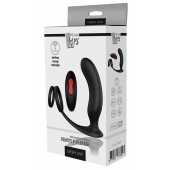 Черный массажер простаты REMOTE P-PLEASER - Dream Toys - в Липецке купить с доставкой