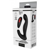 Черный вибромассажер простаты SWIRLING P-PLEASER - Dream Toys - в Липецке купить с доставкой