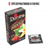 Ароматизированные презервативы DOMINO  Ароматный микс  - 6 шт. - Domino - купить с доставкой в Липецке