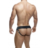 Черный мужской страпон DR. SKIN 6INCH HOLLOW STRAP ON - 16 см. - Blush Novelties - купить с доставкой в Липецке