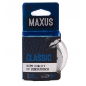 Классические презервативы в пластиковом кейсе MAXUS Classic - 3 шт. - Maxus - купить с доставкой в Липецке