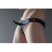 Черные трусики Better с анальной насадкой - 8 см. - Lola Games - купить с доставкой в Липецке