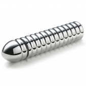 Рельефный фаллос для интенсивного электросекса Groovey George - 20 см. - MyStim - купить с доставкой в Липецке