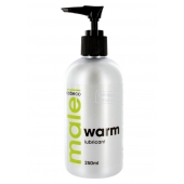 Лубрикант с согревающим эффектом MALE Cobeco Warm Lubricant - 250 мл. - Cobeco - купить с доставкой в Липецке
