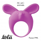 Фиолетовое эрекционное кольцо Fennec Phil - Lola Games - в Липецке купить с доставкой