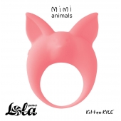 Оранжевое эрекционное кольцо Kitten Kyle - Lola Games - в Липецке купить с доставкой