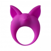 Фиолетовое эрекционное кольцо Kitten Kyle - Lola Games - в Липецке купить с доставкой