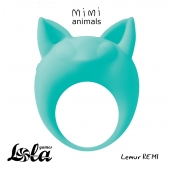 Зеленое эрекционное кольцо Lemur Remi - Lola Games - в Липецке купить с доставкой