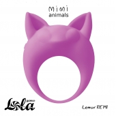 Фиолетовое эрекционное кольцо Lemur Remi - Lola Games - в Липецке купить с доставкой