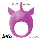 Фиолетовое эрекционное кольцо Unicorn Alfie - Lola Games - в Липецке купить с доставкой
