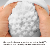 Белый мастурбатор Tenga Geo Coral - Tenga - в Липецке купить с доставкой