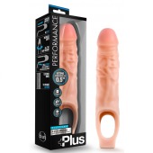 Телесный реалистичный фаллоудлинитель 9 Inch Silicone Cock Sheath Penis Extender - 22,86 см. - Blush Novelties - в Липецке купить с доставкой